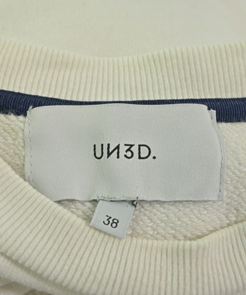 UN3D.（アンスリード）スウェット 白 サイズ:38(M位) レディース/2200638356106
