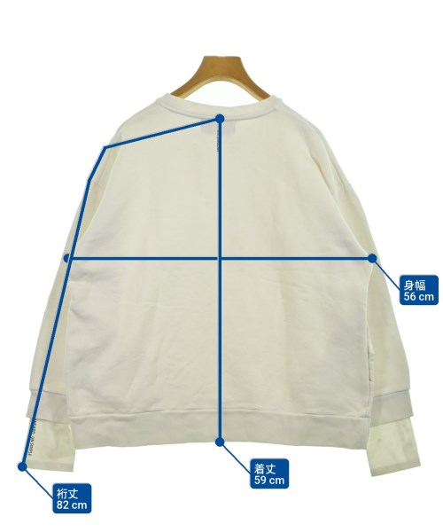 UN3D.（アンスリード）スウェット 白 サイズ:38(M位) レディース/2200638356106