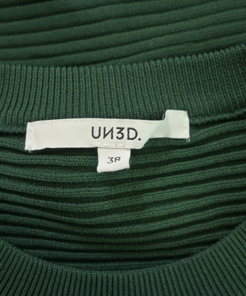 UN3D.（アンスリード）ニット・セーター 緑 サイズ:38(M位) レディース/2200640787097