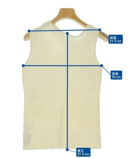 UN3D.（アンスリード）ベスト/ノースリーブ 白 サイズ:F レディース/2200640888039