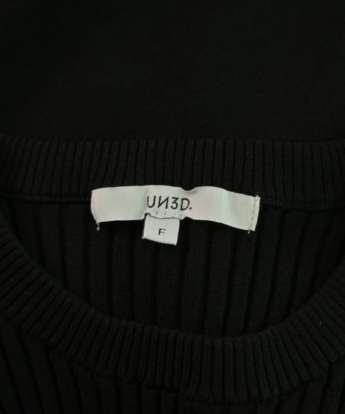 UN3D.（アンスリード）ニット・セーター 黒 サイズ:F レディース/2200652901030