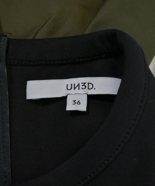 UN3D.（アンスリード）ノースリーブ 黒 サイズ:36(S位) レディース/2200653829074