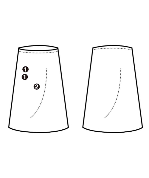 UN3D.（アンスリード）ロング・マキシ丈スカート 黒 サイズ:38(M位) レディース/2200653863085