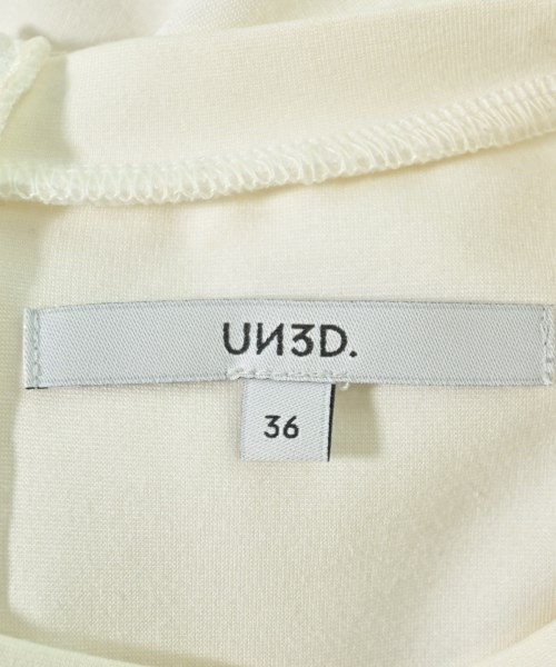 UN3D.（アンスリード）Tシャツ・カットソー 白 サイズ:36(S位) レディース/2200703071019