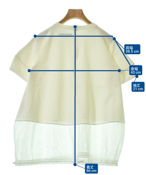 UN3D.（アンスリード）Tシャツ・カットソー 白 サイズ:36(S位) レディース/2200703071019