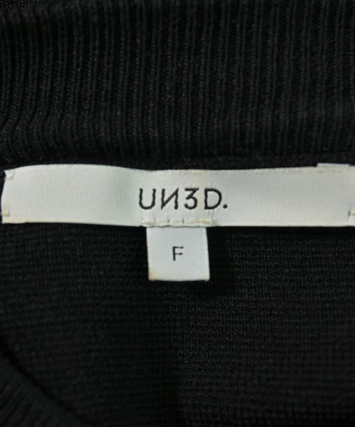 UN3D.（アンスリード）ニット・セーター 黒 サイズ:F レディース/2200660849065