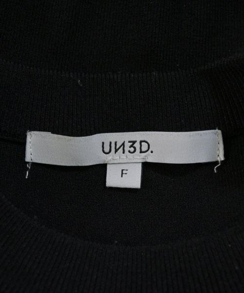 UN3D.（アンスリード）ベスト/ノースリーブ 黒 サイズ:F レディース/2200661679272