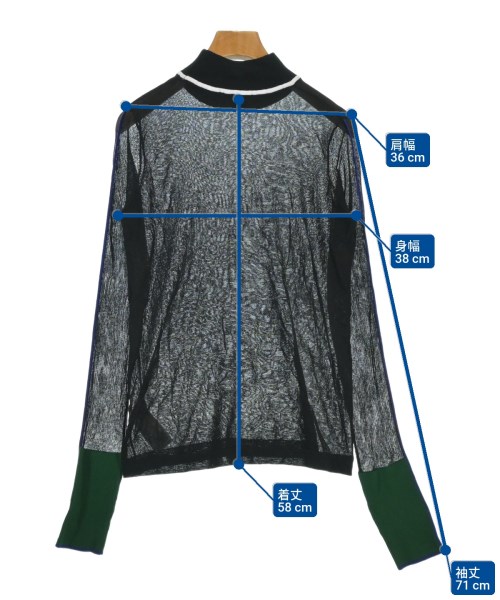 UN3D.（アンスリード）ニット・セーター 黒 サイズ:F レディース/2200661679296