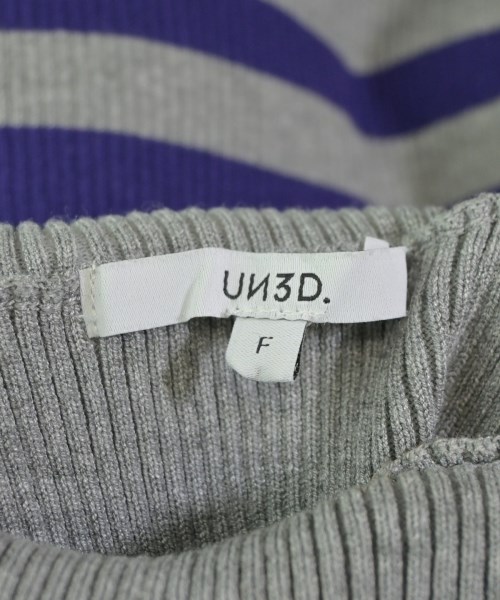 UN3D.（アンスリード）ニット・セーター グレー サイズ:F レディース/2200661741184