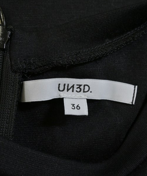 UN3D.（アンスリード）ワンピース 黒 サイズ:36(S位) レディース/2200661741214