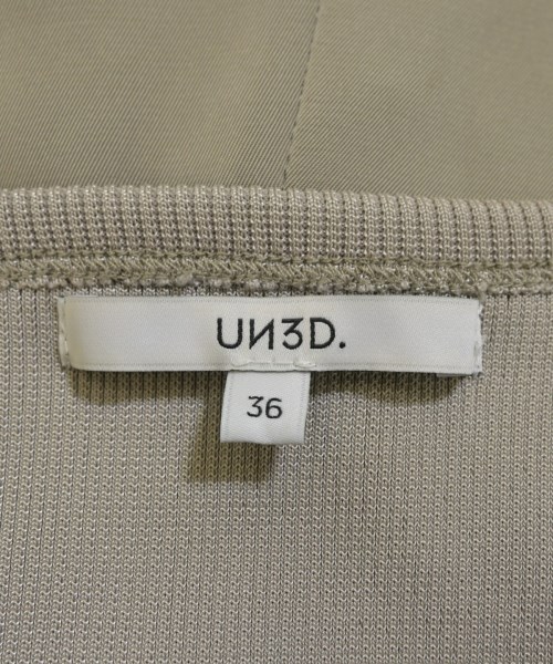 UN3D.（アンスリード）オールインワン/サロペット ベージュ サイズ:36(S位) レディース/2200661741405