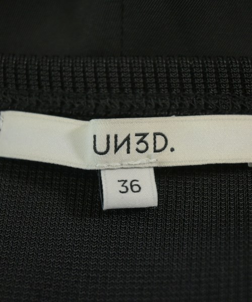 UN3D.（アンスリード）オールインワン/サロペット 黒 サイズ:36(S位) レディース/2200661741412