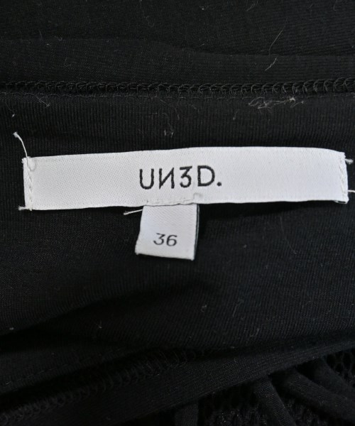 UN3D.（アンスリード）ワンピース 黒 サイズ:36(S位) レディース/2200663628094