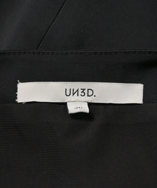UN3D.（アンスリード）ワンピース 黒 サイズ:36(S位) レディース/2200666780010