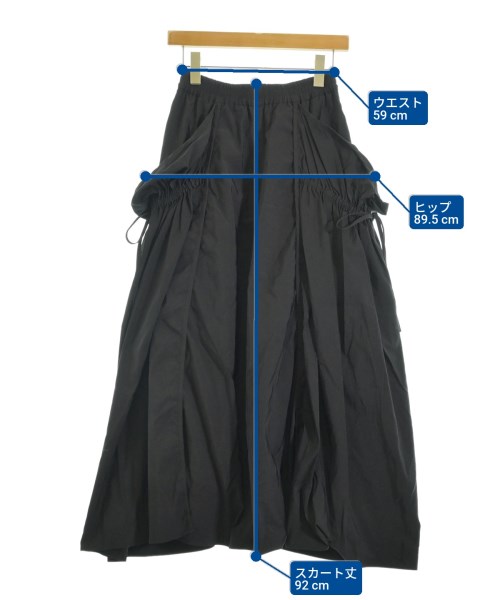 UN3D.（アンスリード）ロング・マキシ丈スカート 黒 サイズ:36(S位) レディース/2200666780027