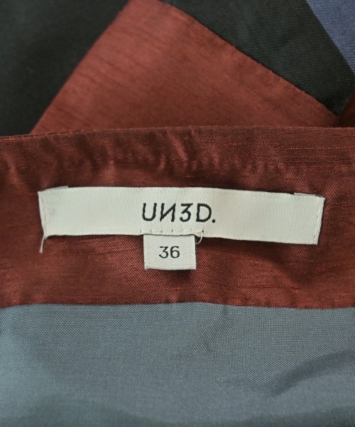 UN3D.（アンスリード）ワンピース 青 サイズ:36(S位) レディース/2200660351056