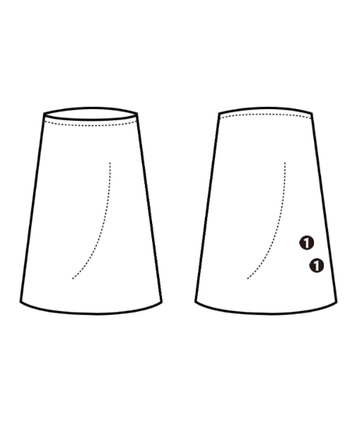 UN3D.（アンスリード）ロング・マキシ丈スカート 黒 サイズ:38(M位) レディース/2200669505054