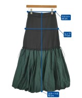 UN3D.（アンスリード）ロング・マキシ丈スカート 黒 サイズ:38(M位) レディース/2200670772018