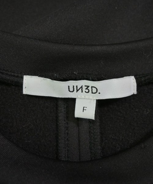 UN3D.（アンスリード）スウェット 黒 サイズ:F レディース/2200670772025