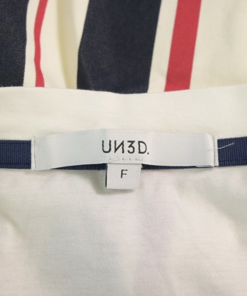 UN3D.（アンスリード）Tシャツ・カットソー 白 サイズ:F レディース/2200730416081