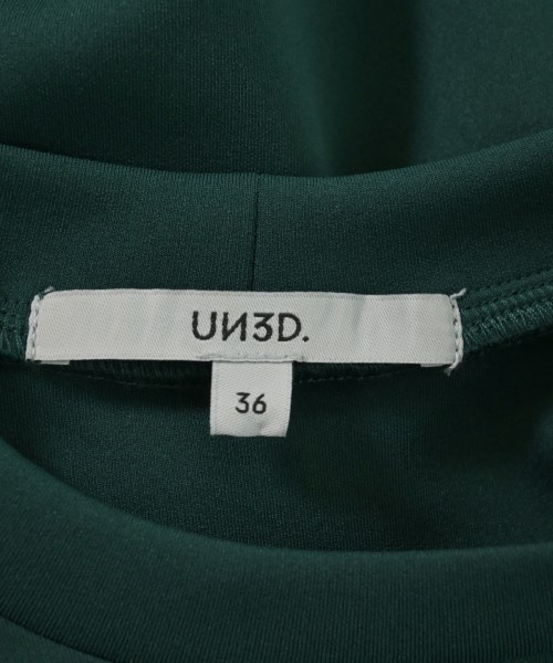 UN3D.（アンスリード）ワンピース 緑 サイズ:36(S位) レディース/2200720315080