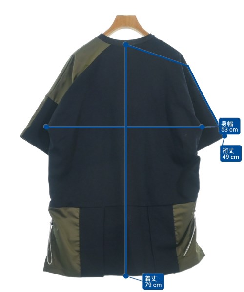 UN3D.（アンスリード）Tシャツ・カットソー 紺 サイズ:38(M位) レディース/2200686106036