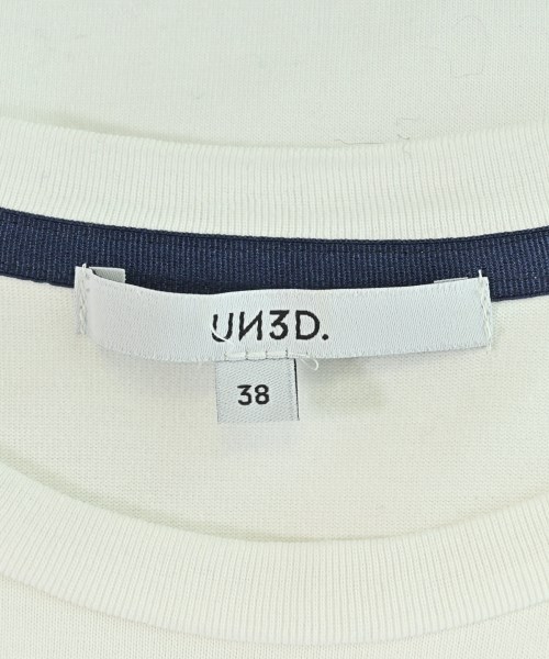 UN3D.（アンスリード）Tシャツ・カットソー 白 サイズ:38(M位) レディース/2200687361045