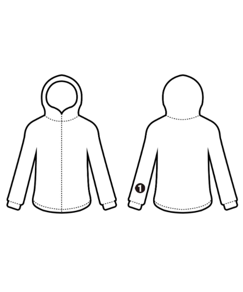 UN3D.（アンスリード）パーカー 紺 サイズ:F レディース/2200683623017