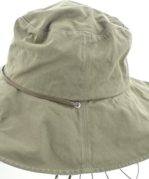 KIJIMA TAKAYUKI（キジマタカユキ）ハット カーキ サイズ:F レディース/2200605972216
