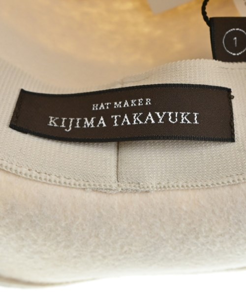 KIJIMA TAKAYUKI（キジマタカユキ）ハット 白 サイズ:- レディース/2200659002228
