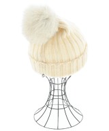 KIJIMA TAKAYUKI（キジマタカユキ）ニットキャップ・ビーニー 白 サイズ:- レディース/2200647869093