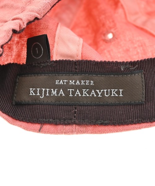 KIJIMA TAKAYUKI（キジマタカユキ）キャップ ピンク サイズ:1(S位) レディース/2200638178371