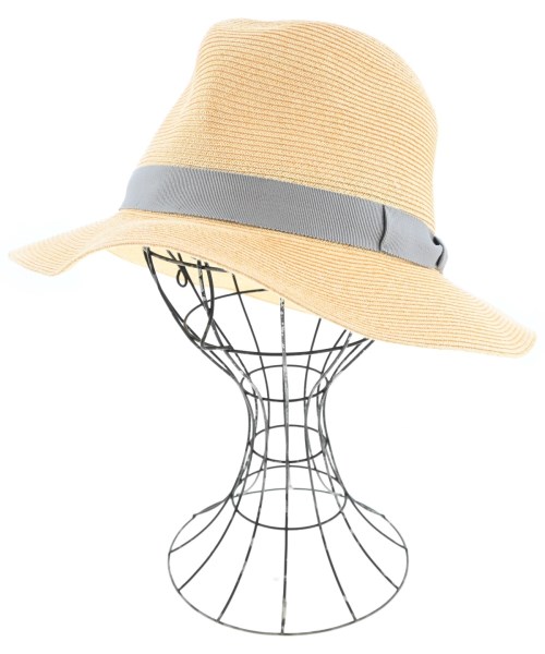 KIJIMA TAKAYUKI(キジマタカユキ)ストローハット ベージュ サイズ:L/2200641820083