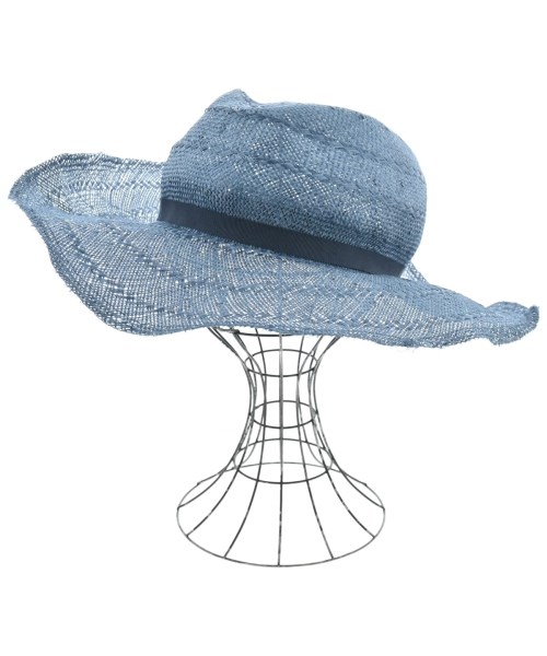 KIJIMA TAKAYUKI(キジマタカユキ)ストローハット 青 サイズ:F/2200662922131