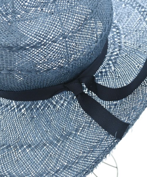 KIJIMA TAKAYUKI（キジマタカユキ）ストローハット 青 サイズ:F レディース/2200662922131