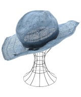 KIJIMA TAKAYUKI（キジマタカユキ）ストローハット 青 サイズ:F レディース/2200662922131