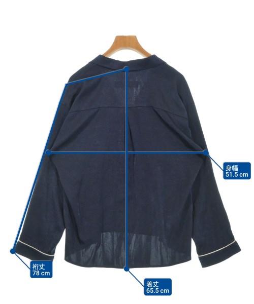 SOLOV（ソロヴ）カジュアルシャツ 紺 サイズ:F レディース/2200619123208