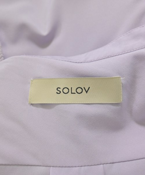 SOLOV（ソロヴ）カジュアルシャツ 紫 サイズ:F レディース/2200694532117