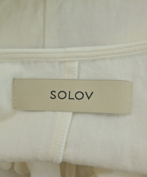 SOLOV（ソロヴ）ブラウス 白 サイズ:-(M位) レディース/2200700092154