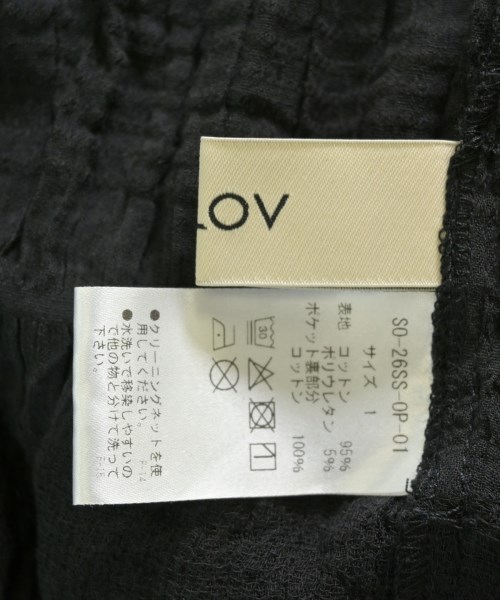 SOLOV（ソロヴ）ワンピース 黒 サイズ:1(S位) レディース/2200712954051