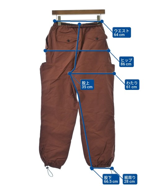 SOLOV（ソロヴ）カーゴパンツ 茶 サイズ:2(M位) レディース/2200637300063