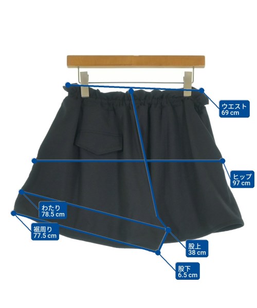 SOLOV（ソロヴ）ショートパンツ 黒 サイズ:F レディース/2200637300087