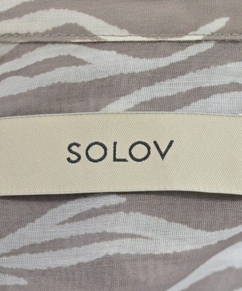SOLOV（ソロヴ）ブラウス グレー サイズ:F レディース/2200637300100
