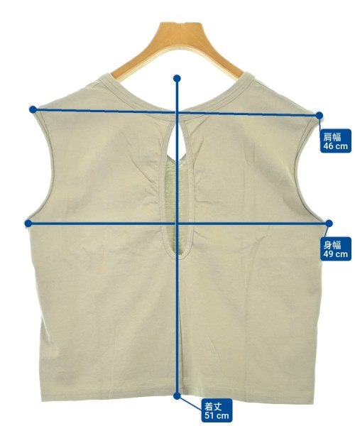 SOLOV（ソロヴ）ノースリーブ ベージュ サイズ:F レディース/2200637300155