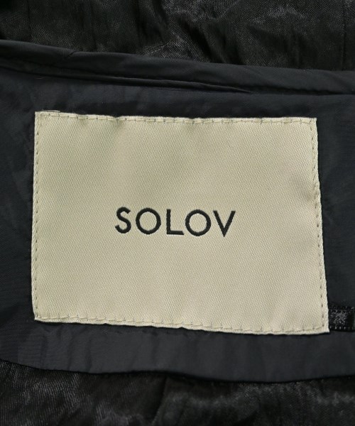 SOLOV（ソロヴ）ダウンジャケット/ダウンベスト 黒 サイズ:1(S位) レディース/2200638508048