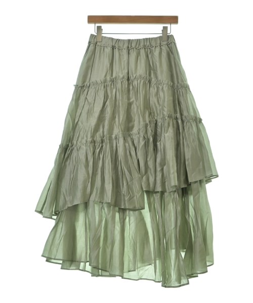 SOLOV（ソロヴ）ロング・マキシ丈スカート 緑 サイズ:F レディース/2200651206068