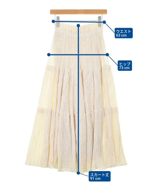 SOLOV（ソロヴ）ロング・マキシ丈スカート ベージュ サイズ:-(M位) レディース/2200654096024