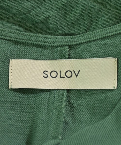 SOLOV（ソロヴ）カジュアルシャツ 緑 サイズ:-(S位) レディース/2200685622285