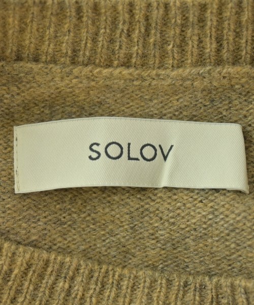 SOLOV（ソロヴ）ニット・セーター ベージュ サイズ:F レディース/2200684260235