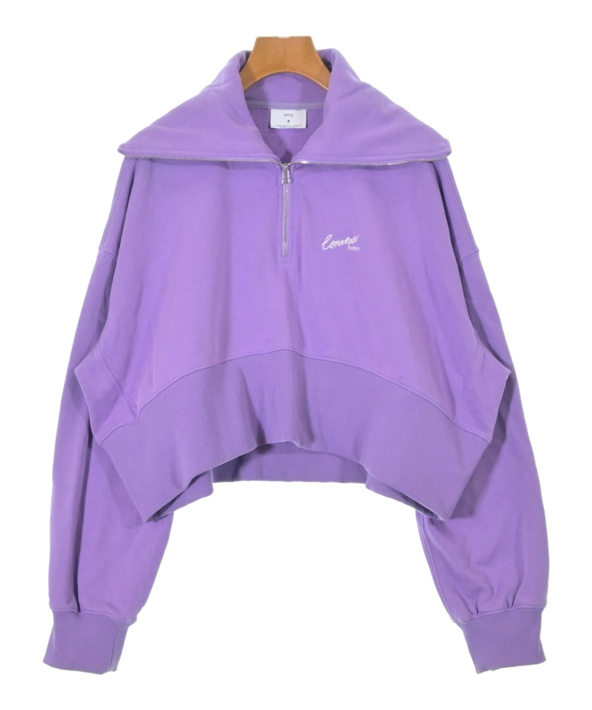 CONVERSE TOKYO（コンバーストウキョウ）スウェット 紫 サイズ:F